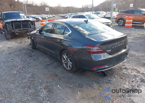 2022 Genesis G70 2.0T Rwd из США, поврежденный, VIN KMTG34TA6NU099538